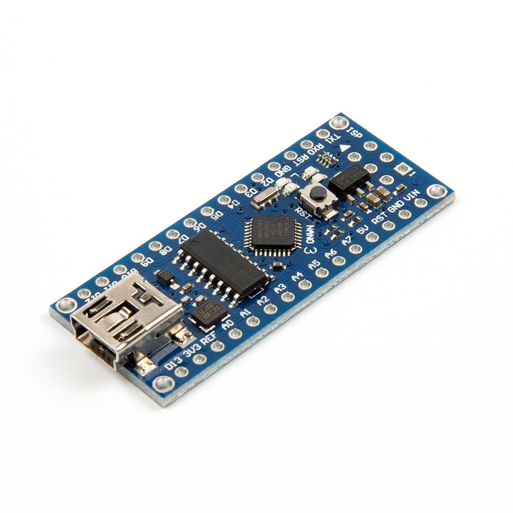 Контроллер Arduino Nano V3.0 CH340 Atmega328P, с кабелем, нераспаянный